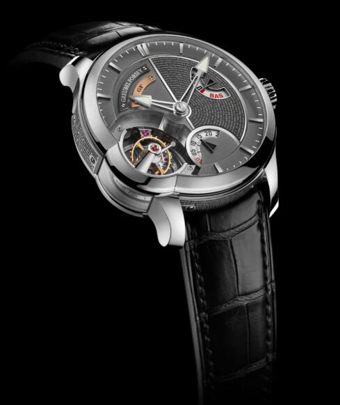 Replica Greubel Forsey Watch Tourbillon 24 Secondes Edition Historique Platinum Anthracite dial Men